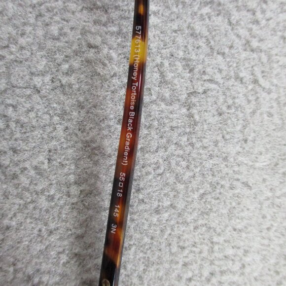 COACH Sunglasses Honey Tortoise Black Gradient 577613 55/18 Round Full Rim - Picture 4 of 4